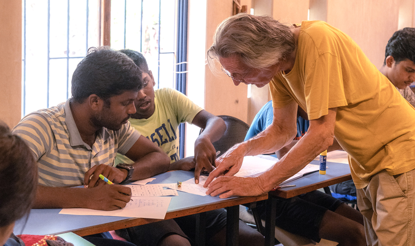 Language study at Auroville Language Lab